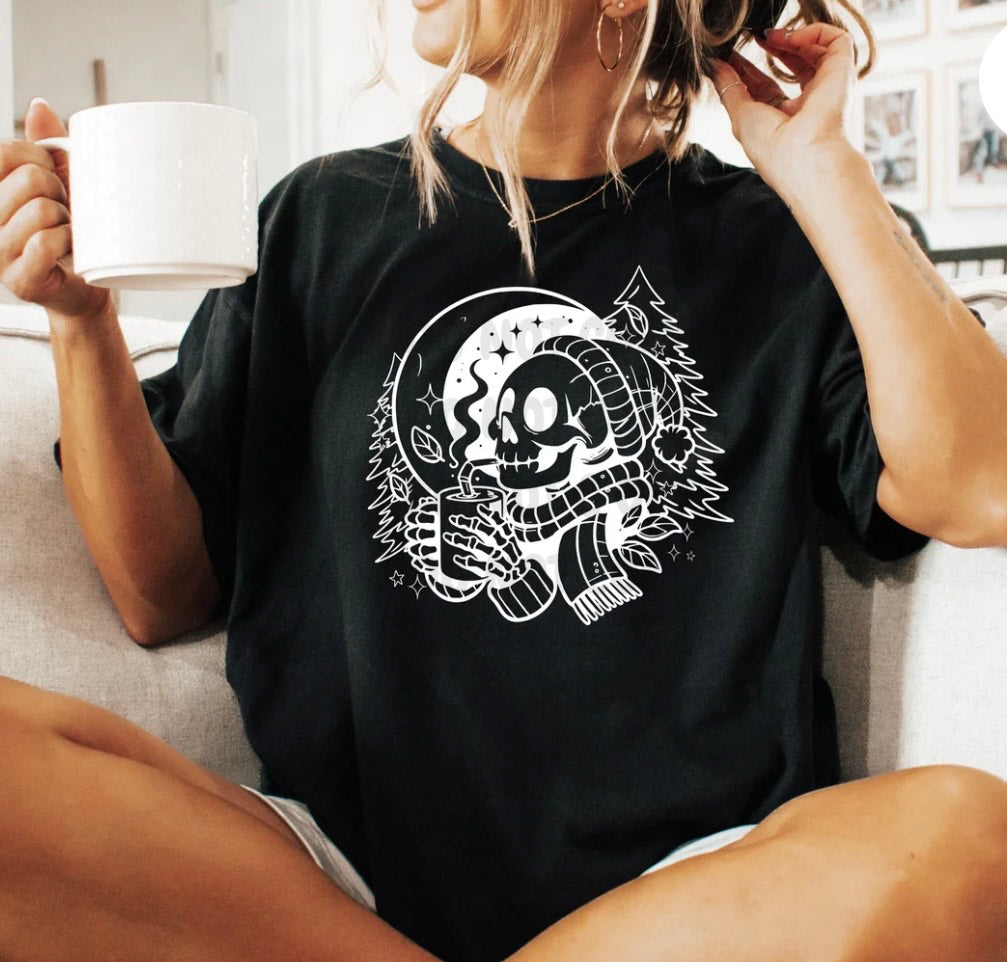 SKELLIE WINTER WHITE INK #0052 (ALL SEASON) (COFFEE) (HOLLOWEEN) (FALL)