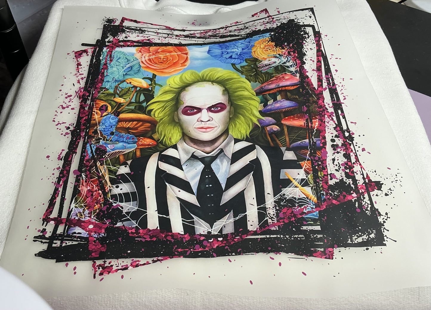 BEETLEJUICE #0154 GREAT FOR OVERSIZED TSHIRTS (CHARACTERS) (HALLOWEEN)