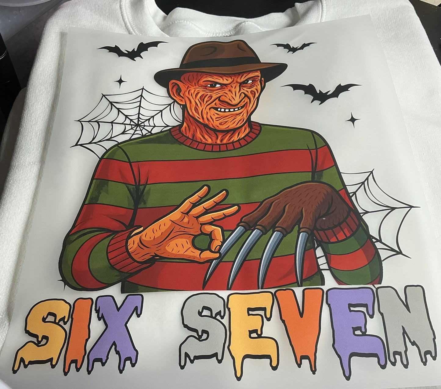 SIX SEVEN FREDDY #0120 GREAT FOR OVERSIZE TSHIRTS (HUMOR) (CHARACTERS) (HALLOWEEN)