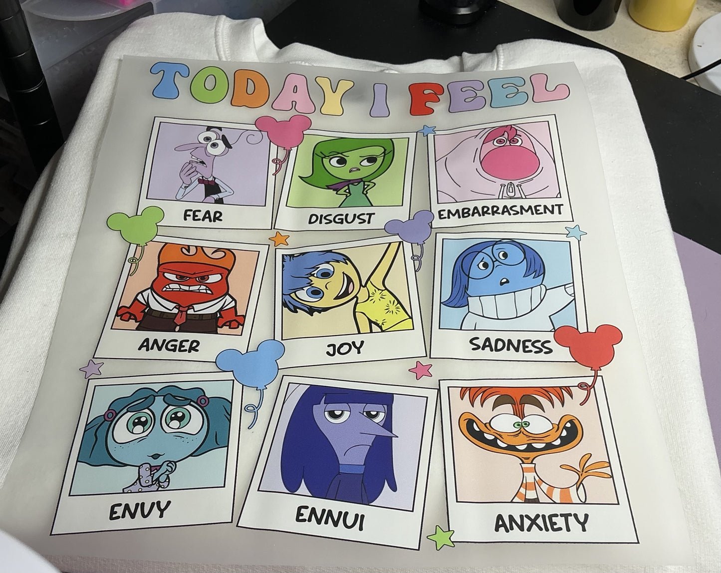 TODAY I FEEL #0160 PERFECT FOR OVERSIZED TSHIRTS (CHARACTERS) (ALL SEASON)