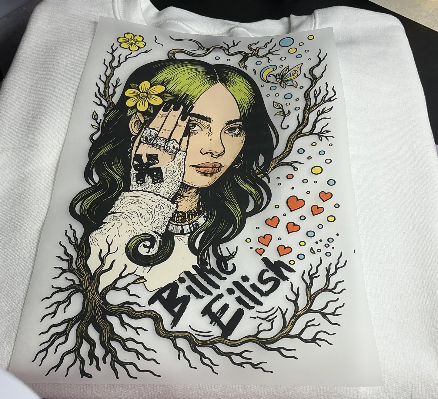 BILLIE #0173 PERFECT FOR OVERSIZED TSHIRTS (MUSIC) (ALL SEASON)