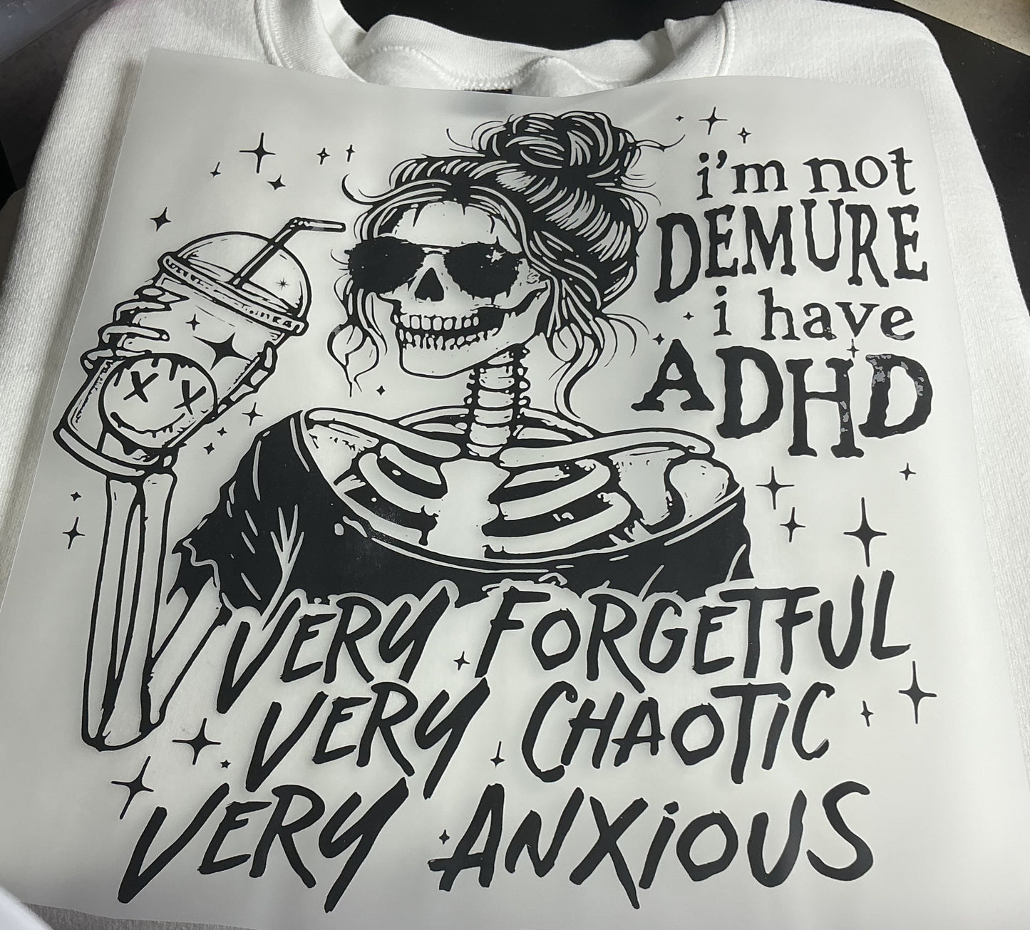 I AM NOT DEMURE #0131 (HUMOR) PERFECT FOR OVERSIZED TSHIRTS