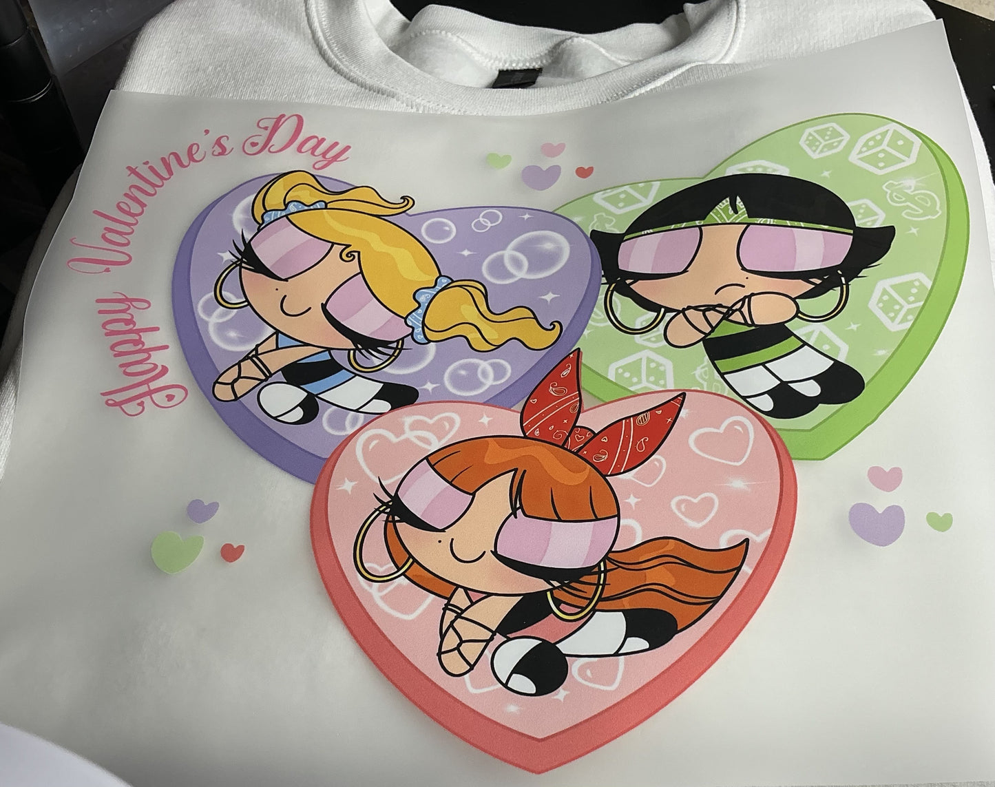 PUFF VALENTINES #0121 PERFECT FOR OVERSIZED TSHIRTS