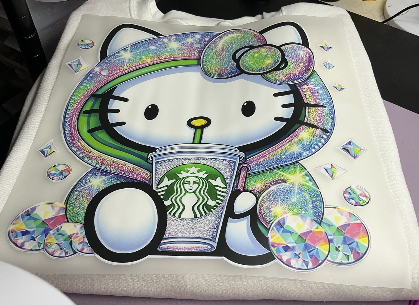 CUTE KITTY #0157 PERFECT FOR OVERSIZED TSHIRTS (CHARACTER)