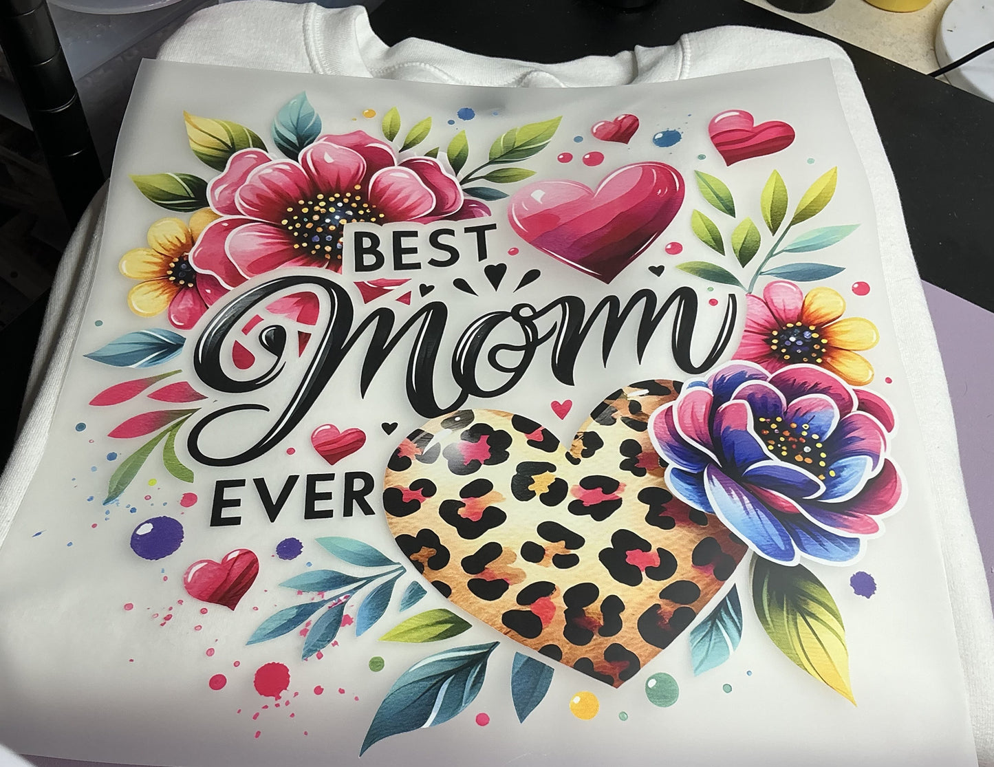 BEST MOM EVER #0170 THIS IS FOR PERFECT FOR AN OVERSIZED TSHIRT (MOM) (ALL SEASON)