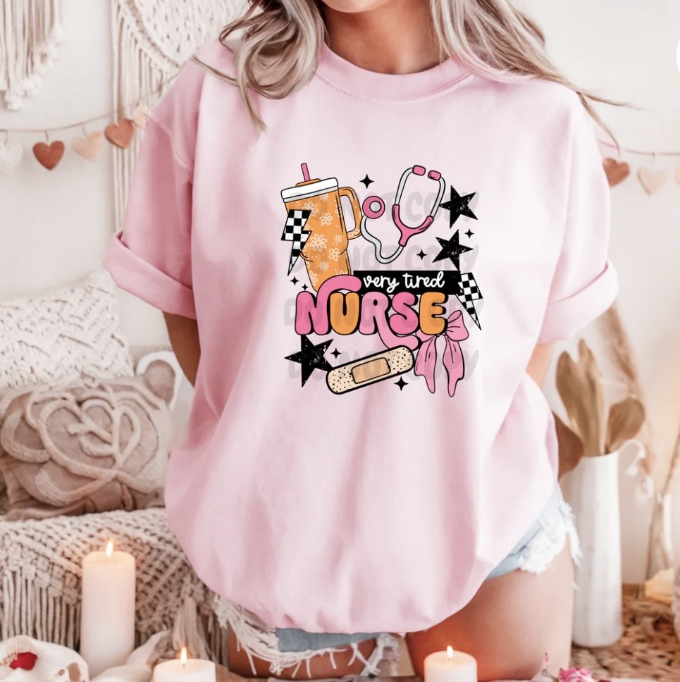 VERY TIRED NURSE #0037 (NURSE) (ALL SEASON) (HUMOR)