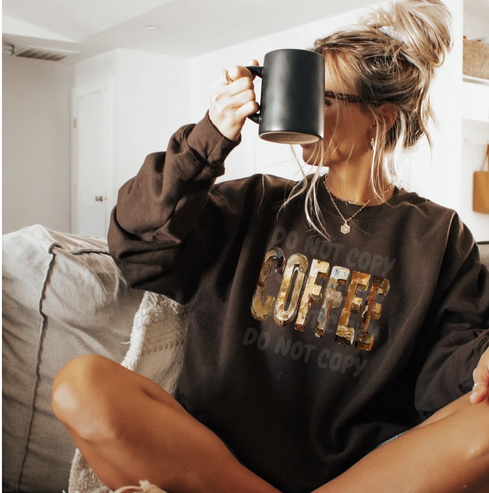 COFFEE PAINT BRUSH LOOK #0035 (ALL SEASON) (COFFEE)