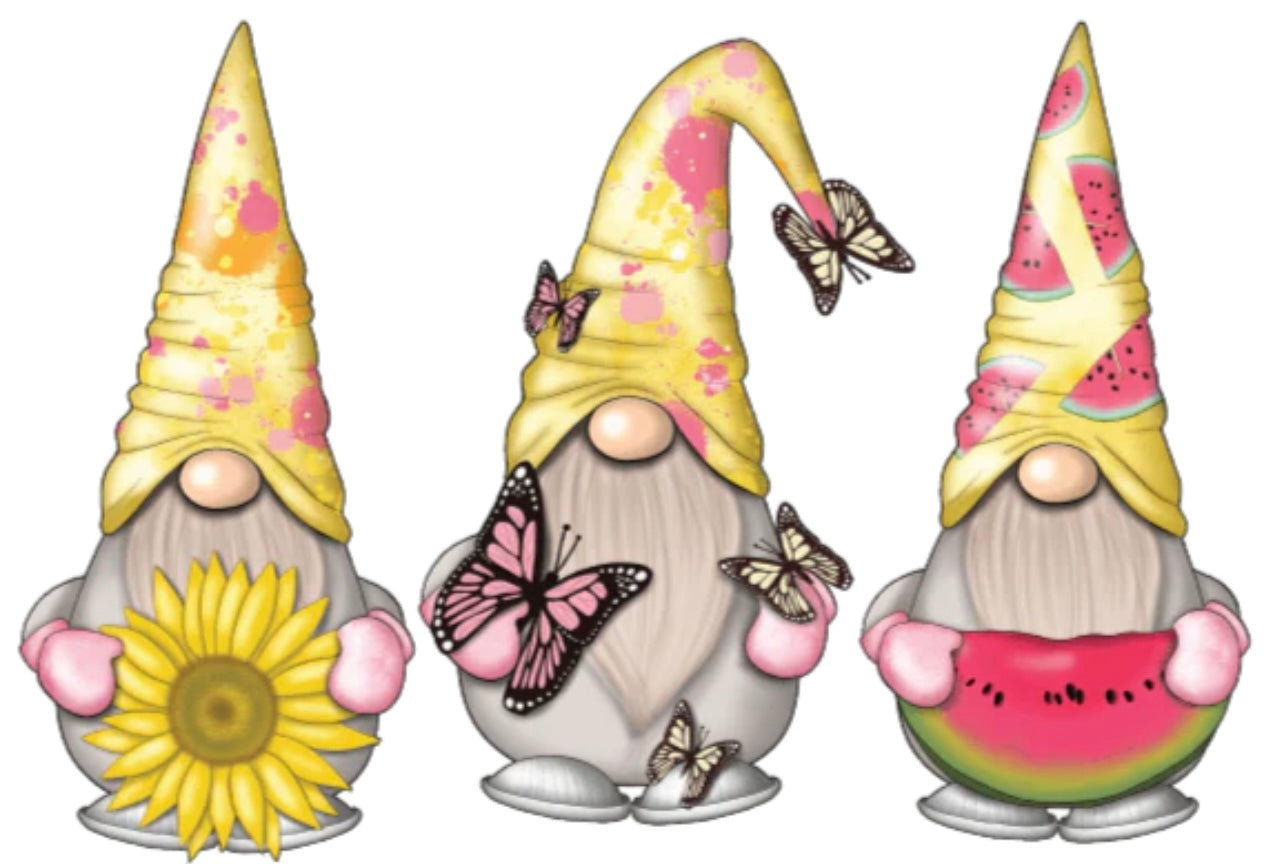 Gnomes Summer Print #182 Available in DTF Just Pick Your Shirt