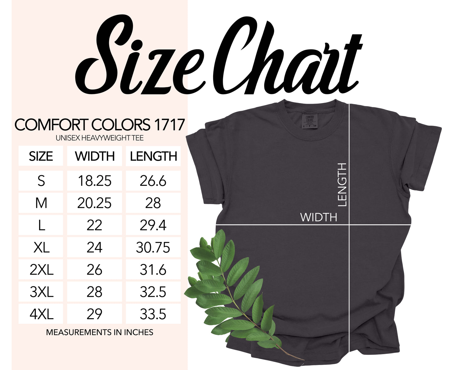 Build Your Comfort Colors T-Shirt 1717 (And Pick Your Print)