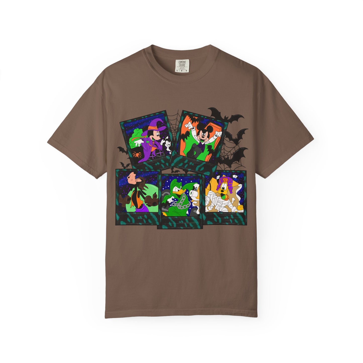 Halloween Cartoon Monsters T-Shirt — Cute Spooky Witch, Vampire & Ghost Tee