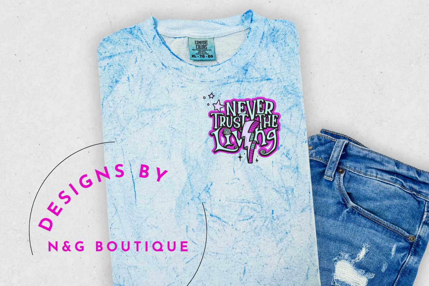 NEVER TRUST THE LIVING #621 PREORDER COMES WITH POCKET