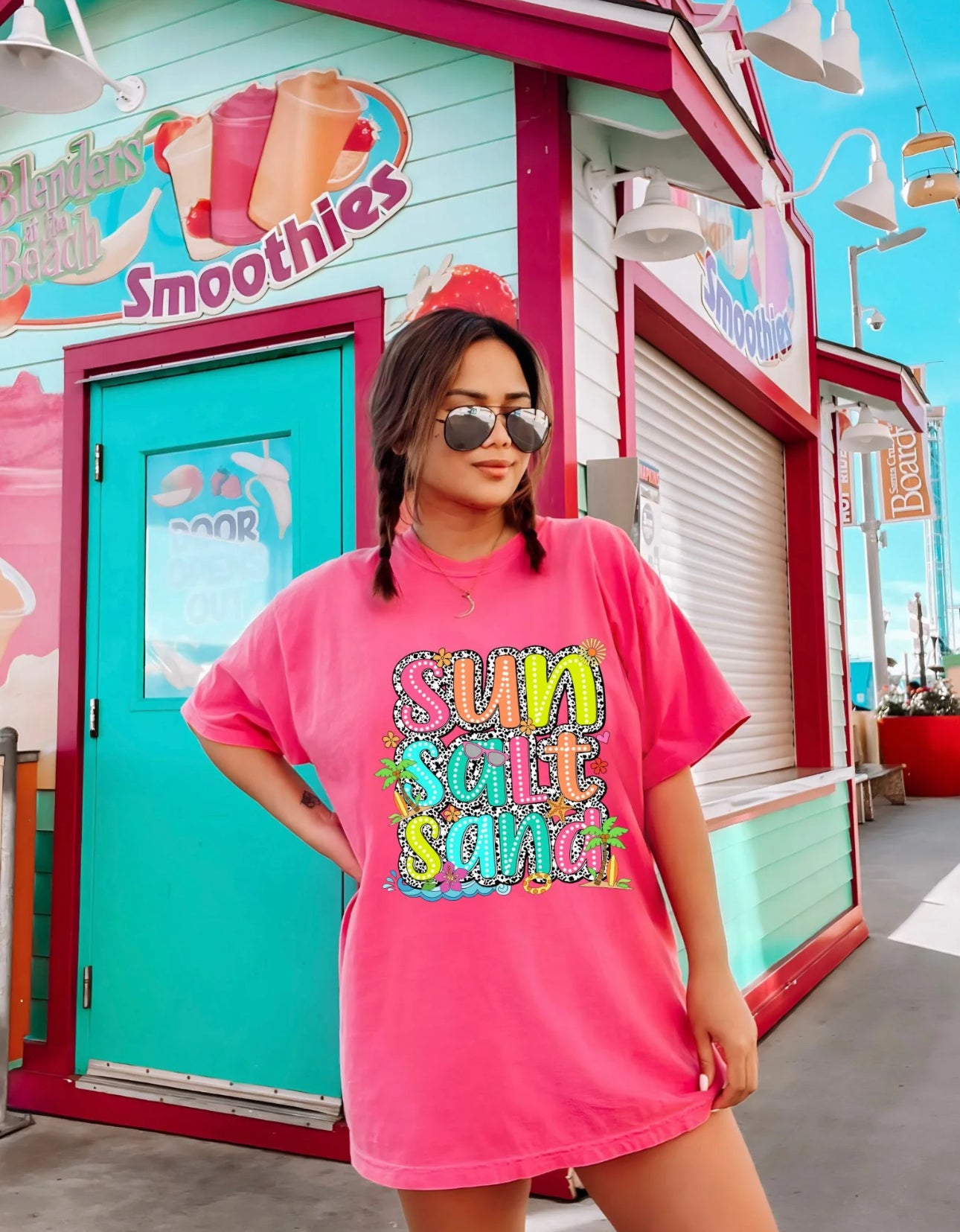 Sun, Salt And Sand GLITTER #119 Available in Dtf Just Pick Your Shirt