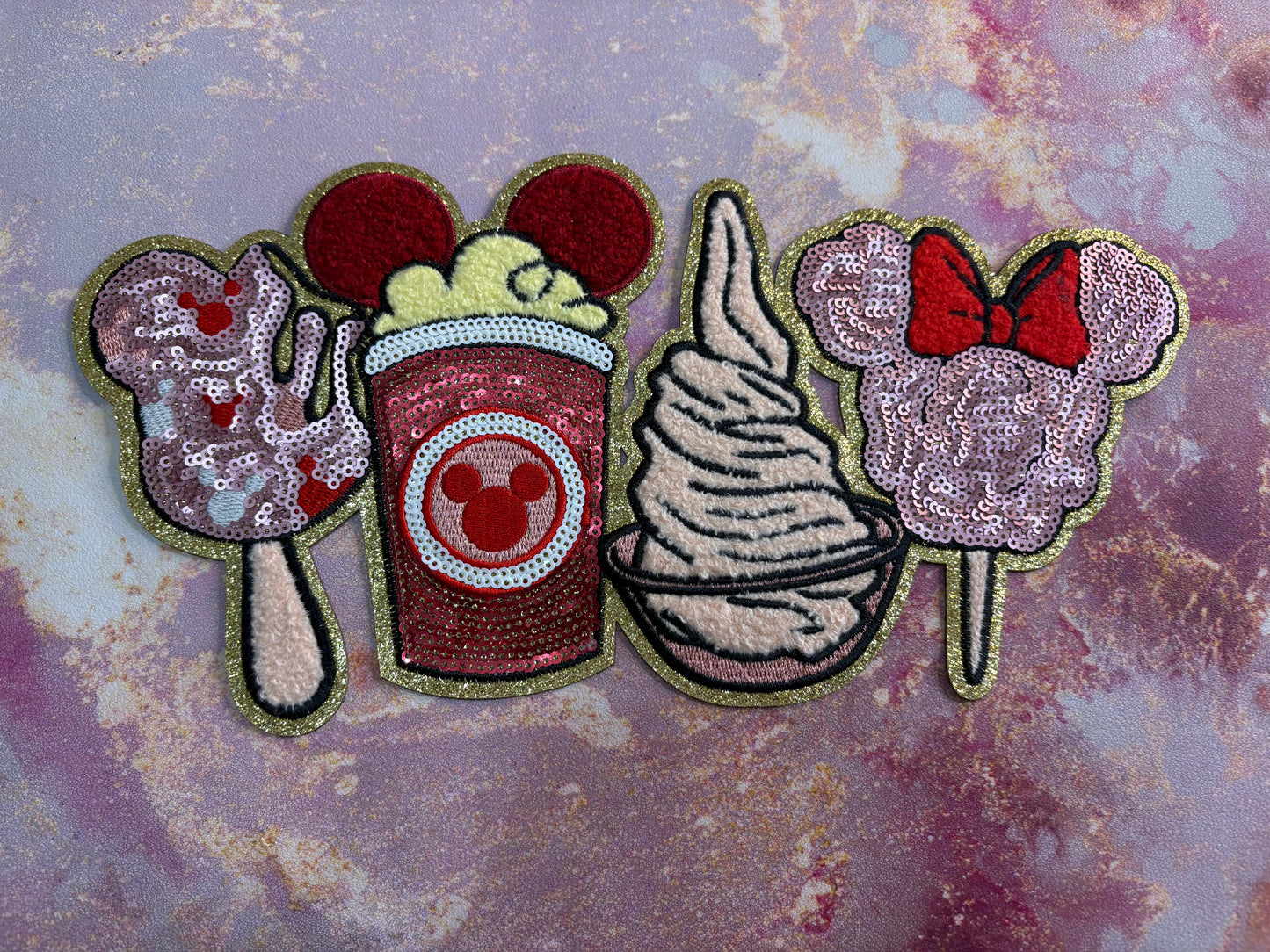 CHENILLE PATCHES HAPPY PLACE ICE CREAMS