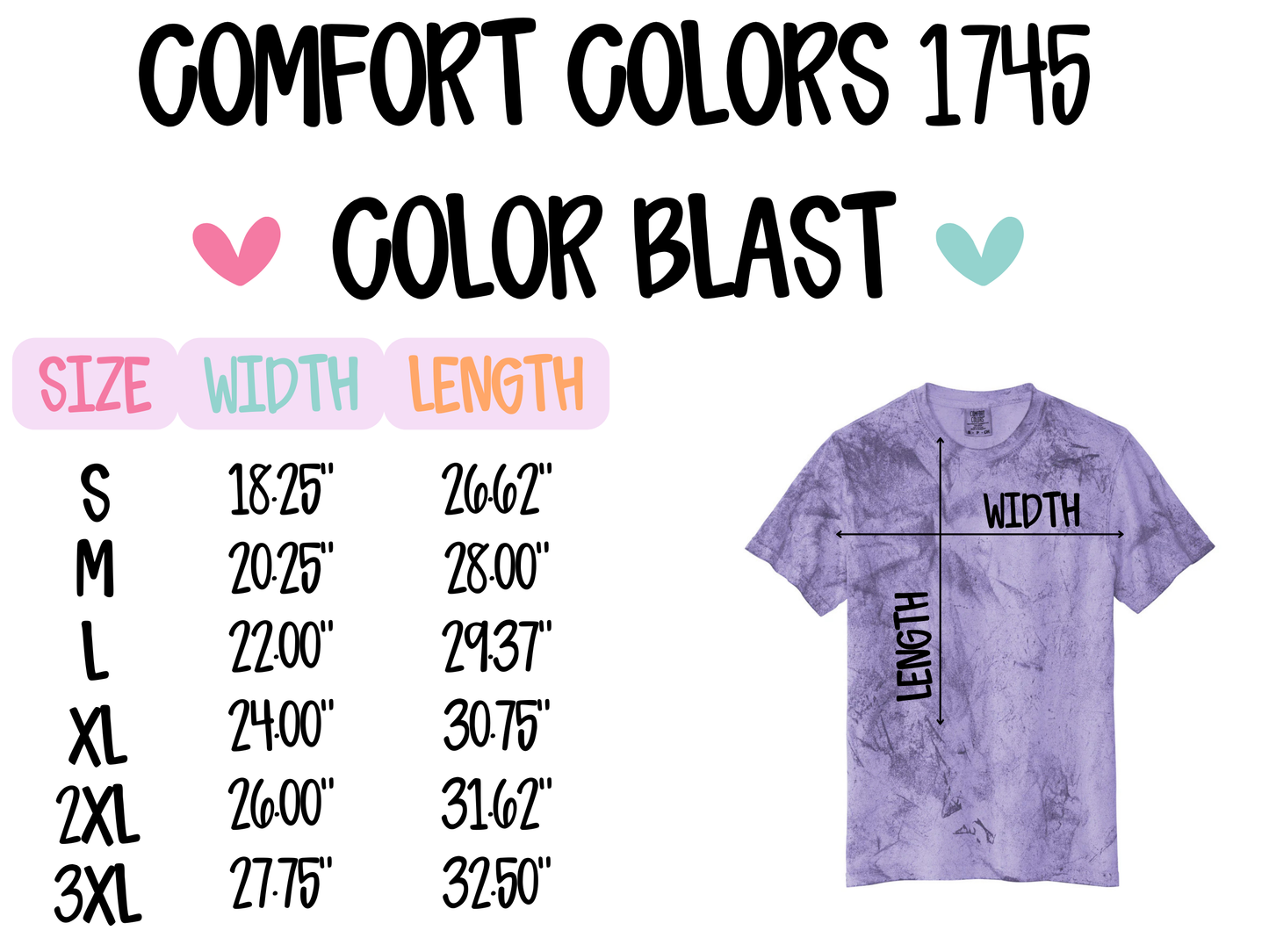 Build Your Comfort Color Blast T-shirt Pick Your Color And Your Print