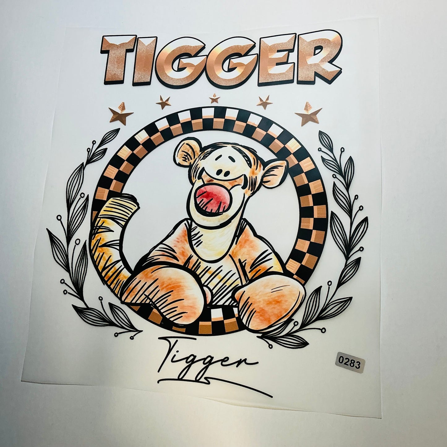 TIGGER DTF PRINT READY TO PRESS #0283 (CHARACTERS)