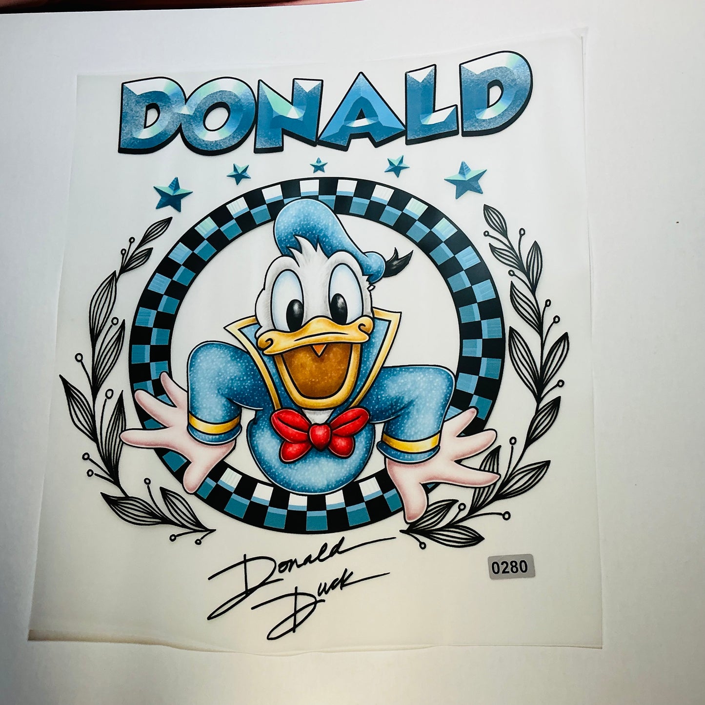 DONALD TIME READY TO PRESS DTF #0280 (CHARACTERS)