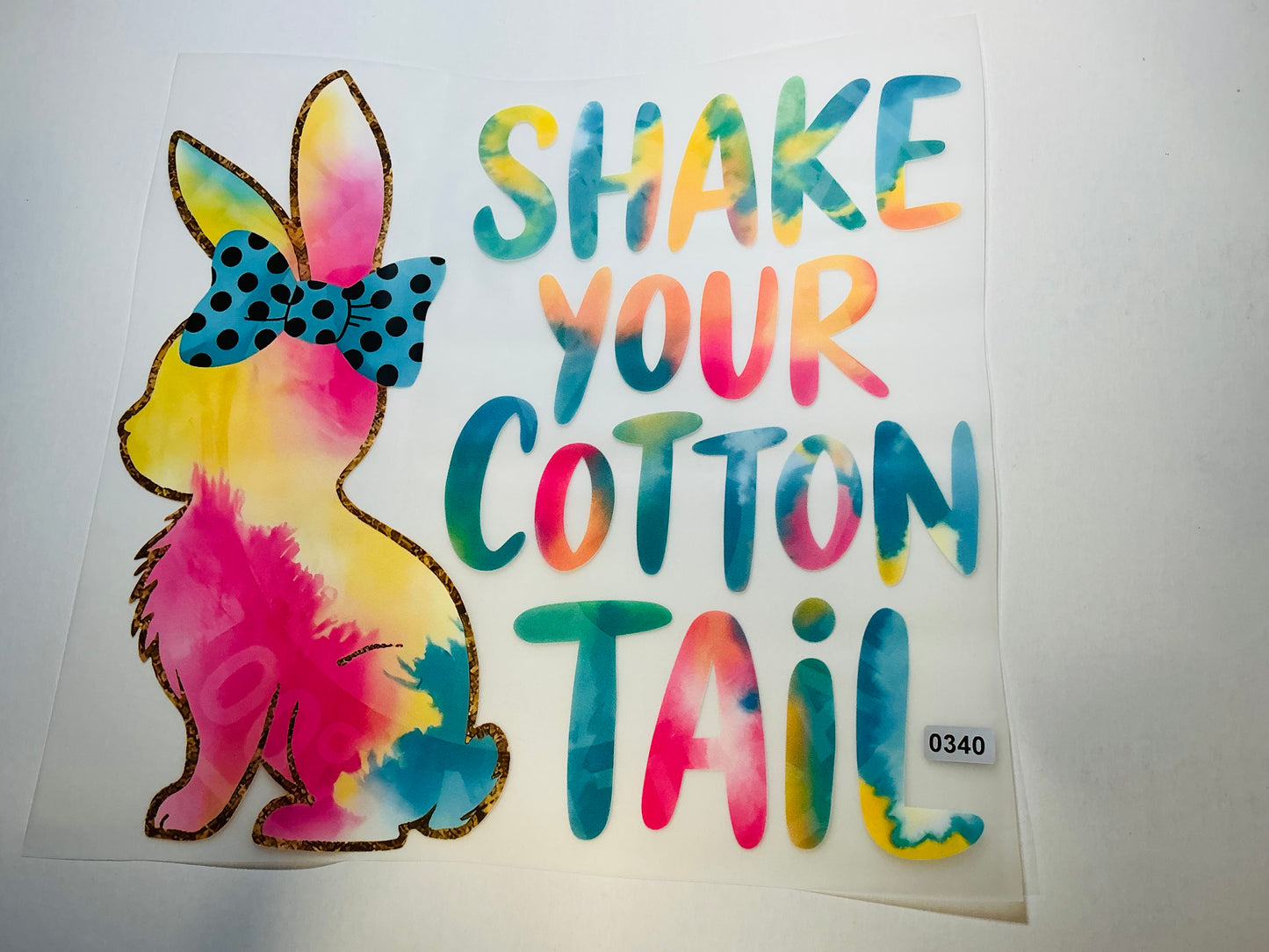 SHAKE YOUR COTTON TAIL READY TO PRESS DTF #0340 (EASTER)