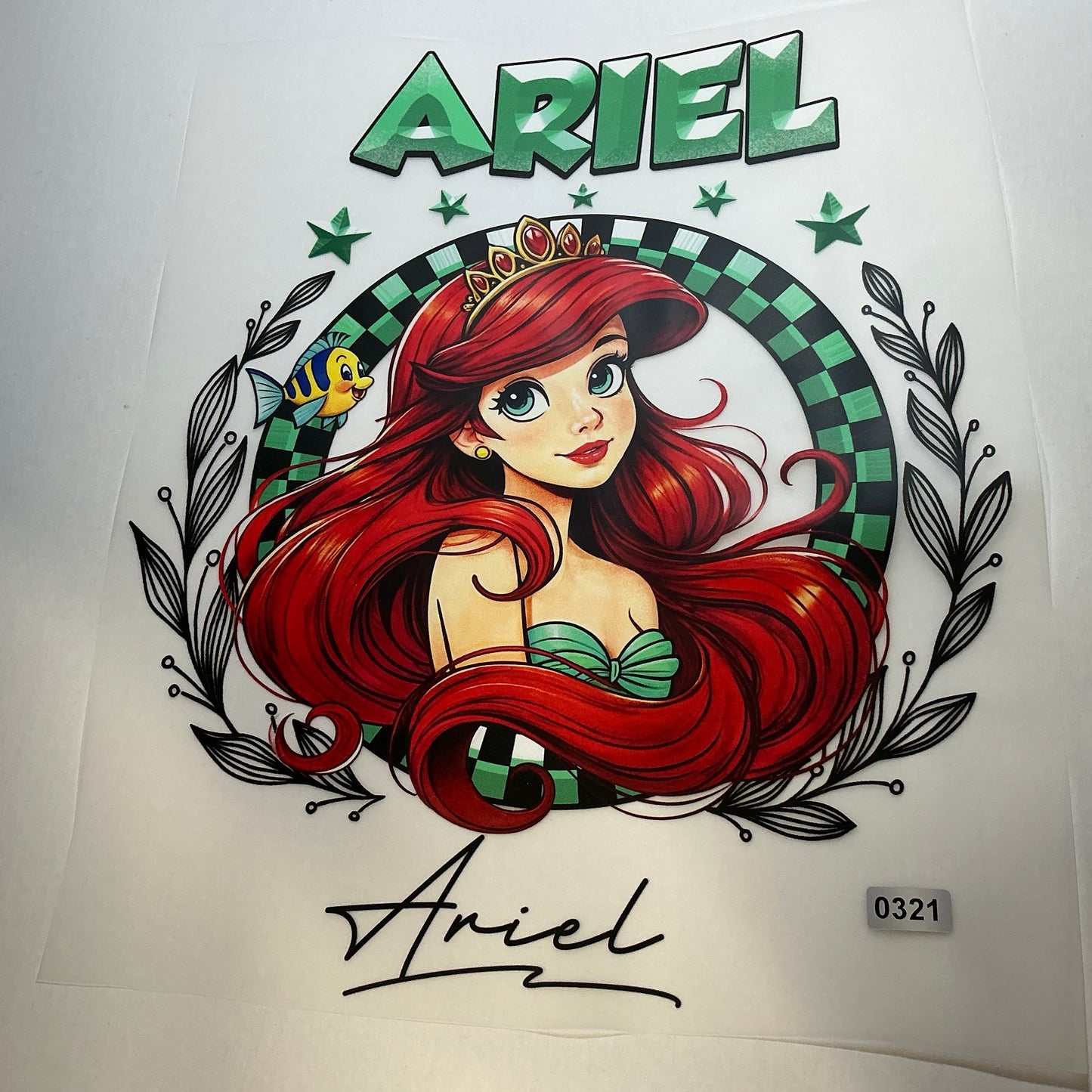 ARIEL READY TO PRESS DTF #0321 (CHARACTERS)