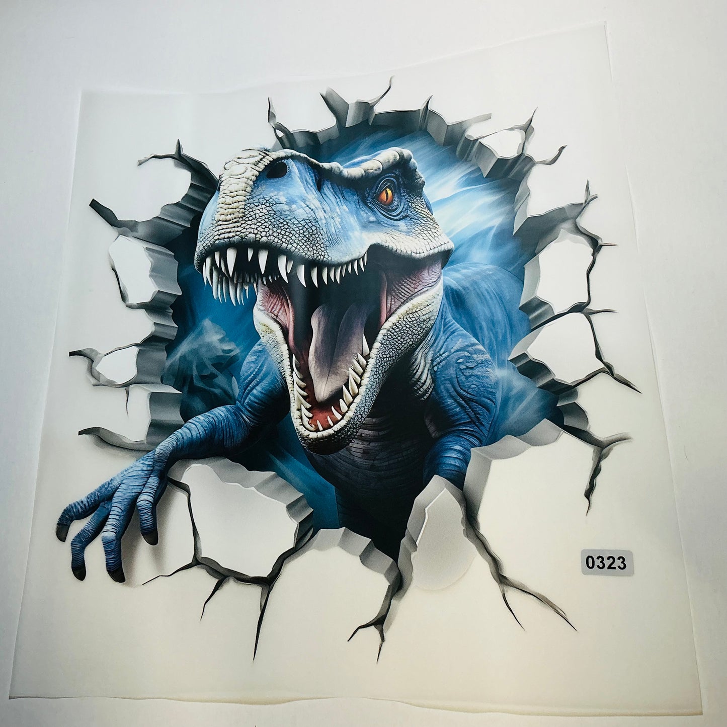 DINOSAUR 3D READY TO PRESS PRINT DTF #0323 (DAD)
