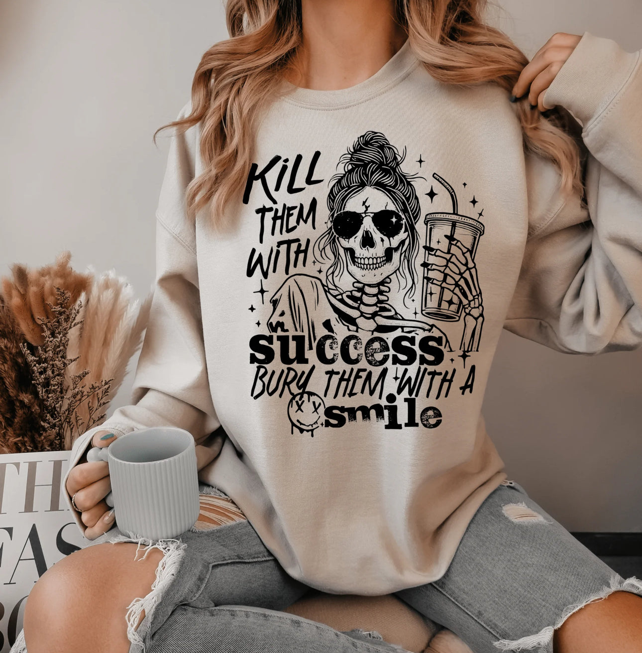 Kill Them with Success Skeleton #028 Available in DTF Just Pick Your Shirt