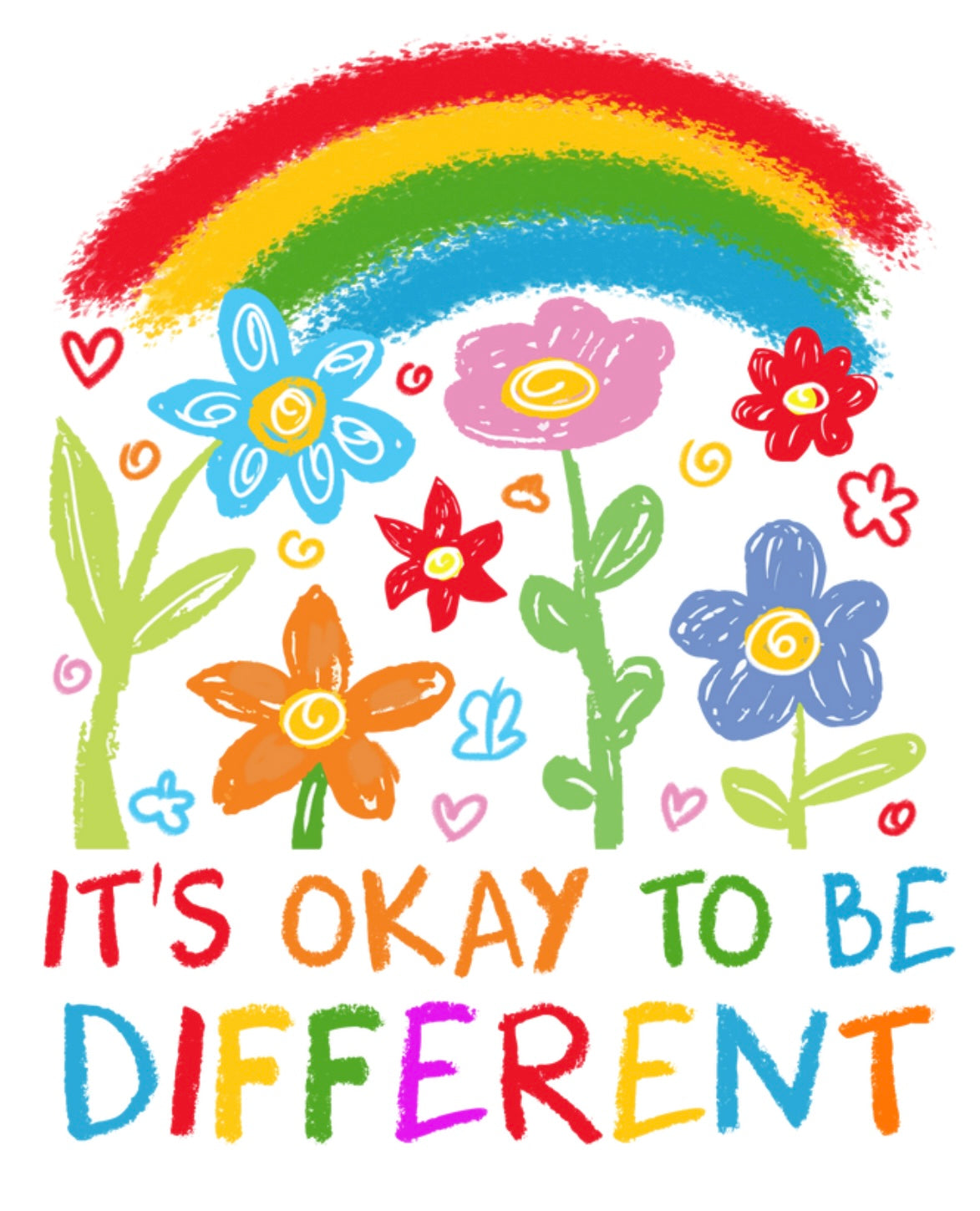 It’s Ok To Be Different #049 Available in Sublimation and DTF Just Pick Your Shirt