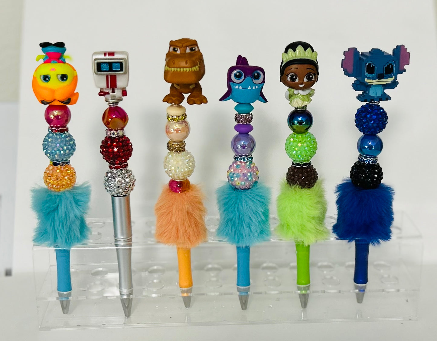 PRE-MADE CHARACTERS BEADED PENS READY TO SHIP