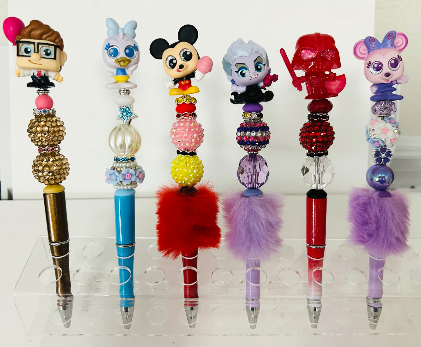 PRE-MADE CHARACTERS BEADED PENS READY TO SHIP