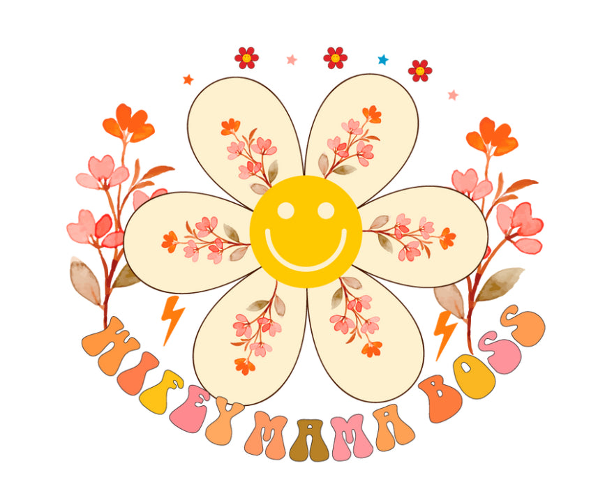 Wifey Mama Boss #102 Available in Sublimation and DTF Just Pick Your Shirt