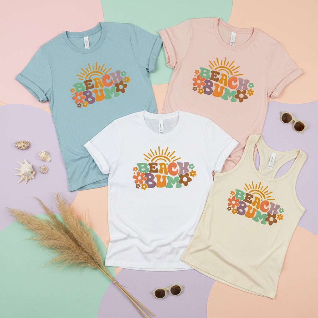 BEACH BUM GLITTER PRINTS READY TO PRESS # 0548 (SUMMER)