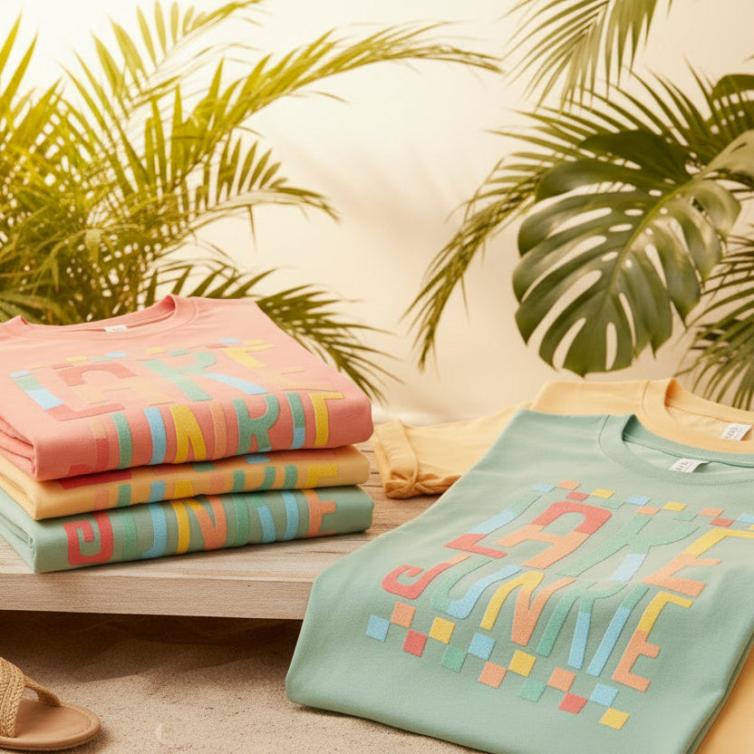 LAKE JUNKIE GLITTER PRINT READY TO PRESS #0586 (SUMMER)