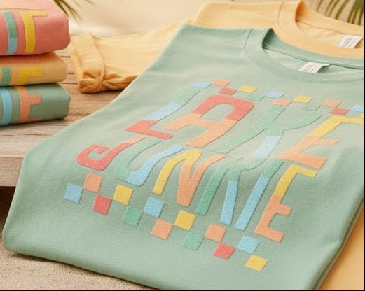 LAKE JUNKIE GLITTER PRINT READY TO PRESS #0586 (SUMMER)
