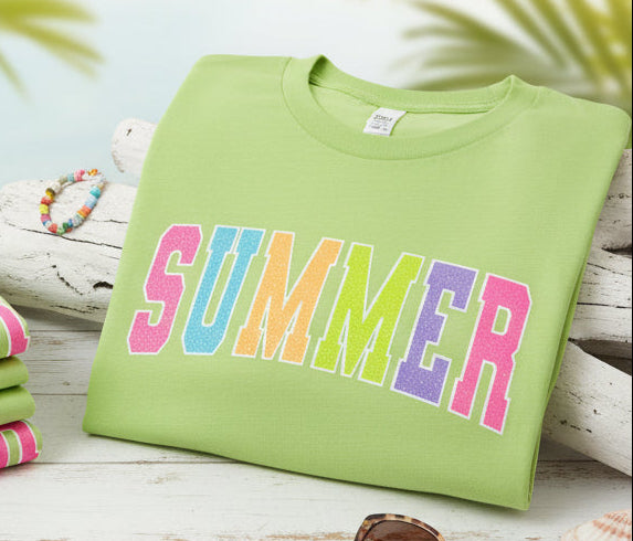 SUMMER GLITTER PRINT READY TO PRESS #0587 (SUMMER)