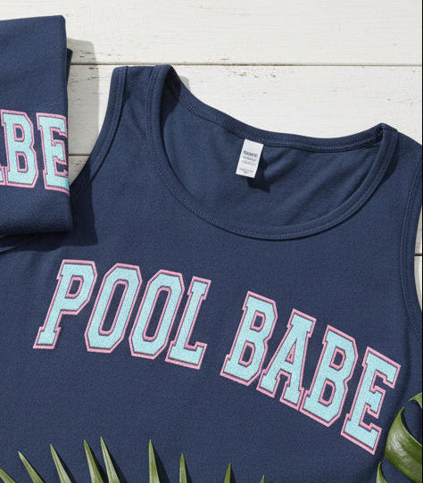 POOL BABE GLITTER PRINT READY TO PRESS #0588 (SUMMER)