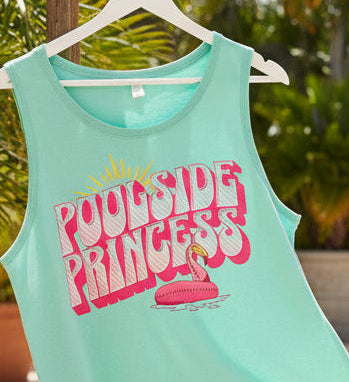 POOL SIDE PRINCESS GLITTER PRINT READY TO PRESS # 0591 (SUMMER)