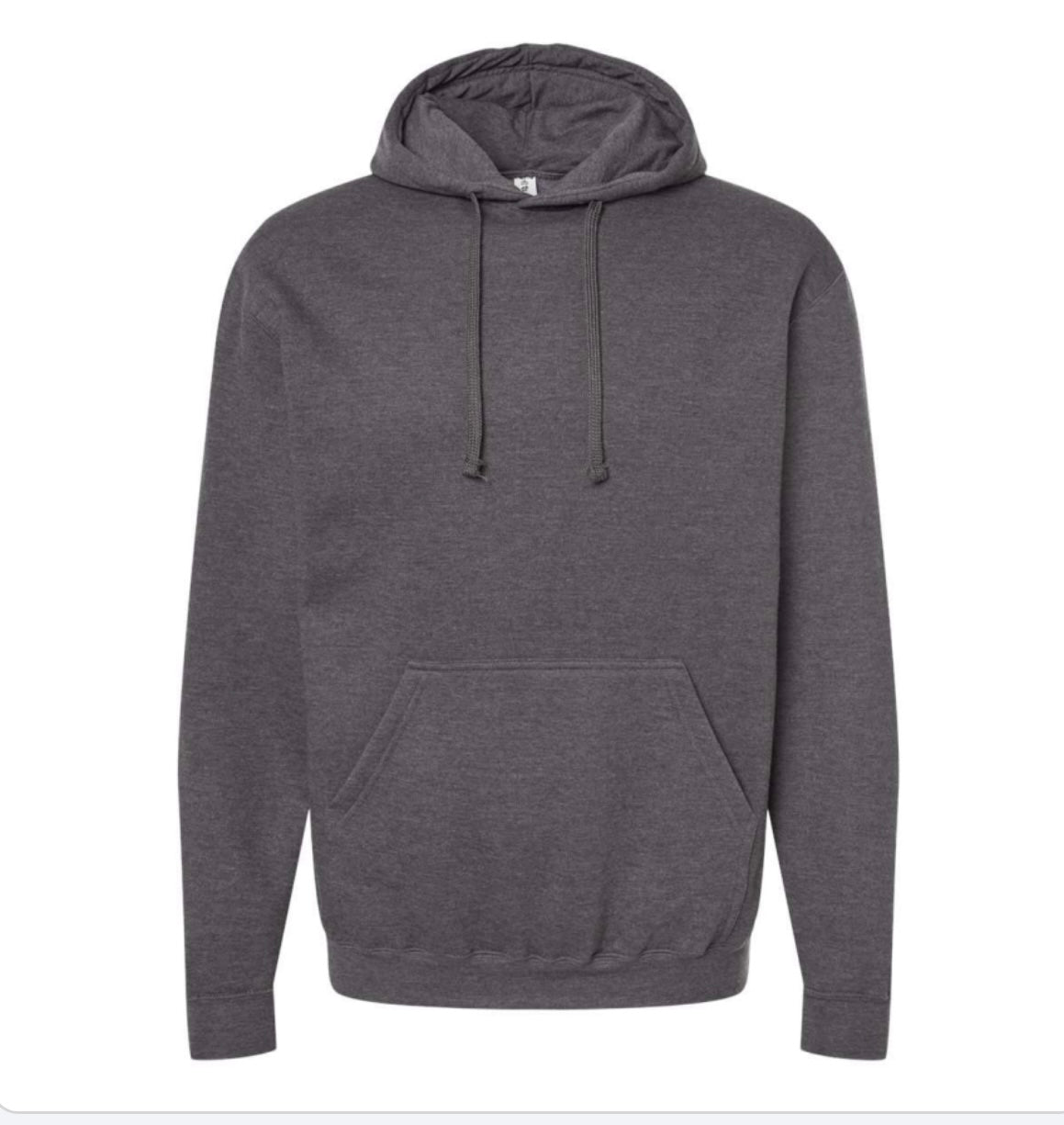 HEATHER CHARCOAL Tultex 320M Fleece Hooded Sweatshirt - 320