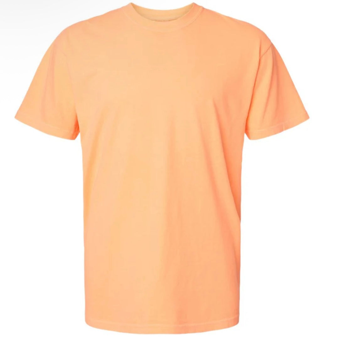 NEON CANTALOUPE Comfort Colors C1717 Unisex Heavyweight RS T-Shirt