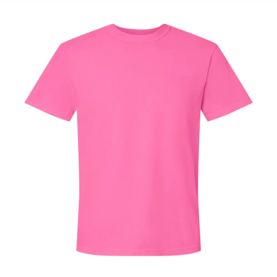 NEON PINK Comfort Colors C1717 Unisex Heavyweight RS T-Shirt
