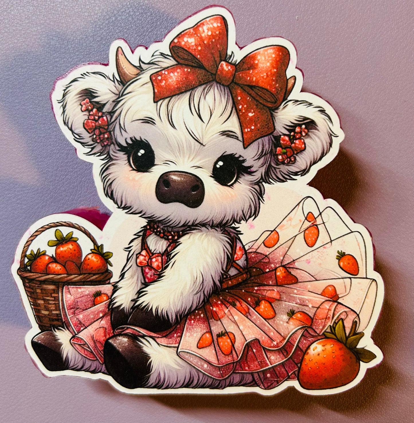 CAR FRESHIE HIGHLAND COW