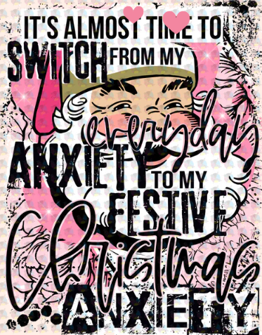 #995 CHRISTMAS ITS ALMOST TIME GLITTER