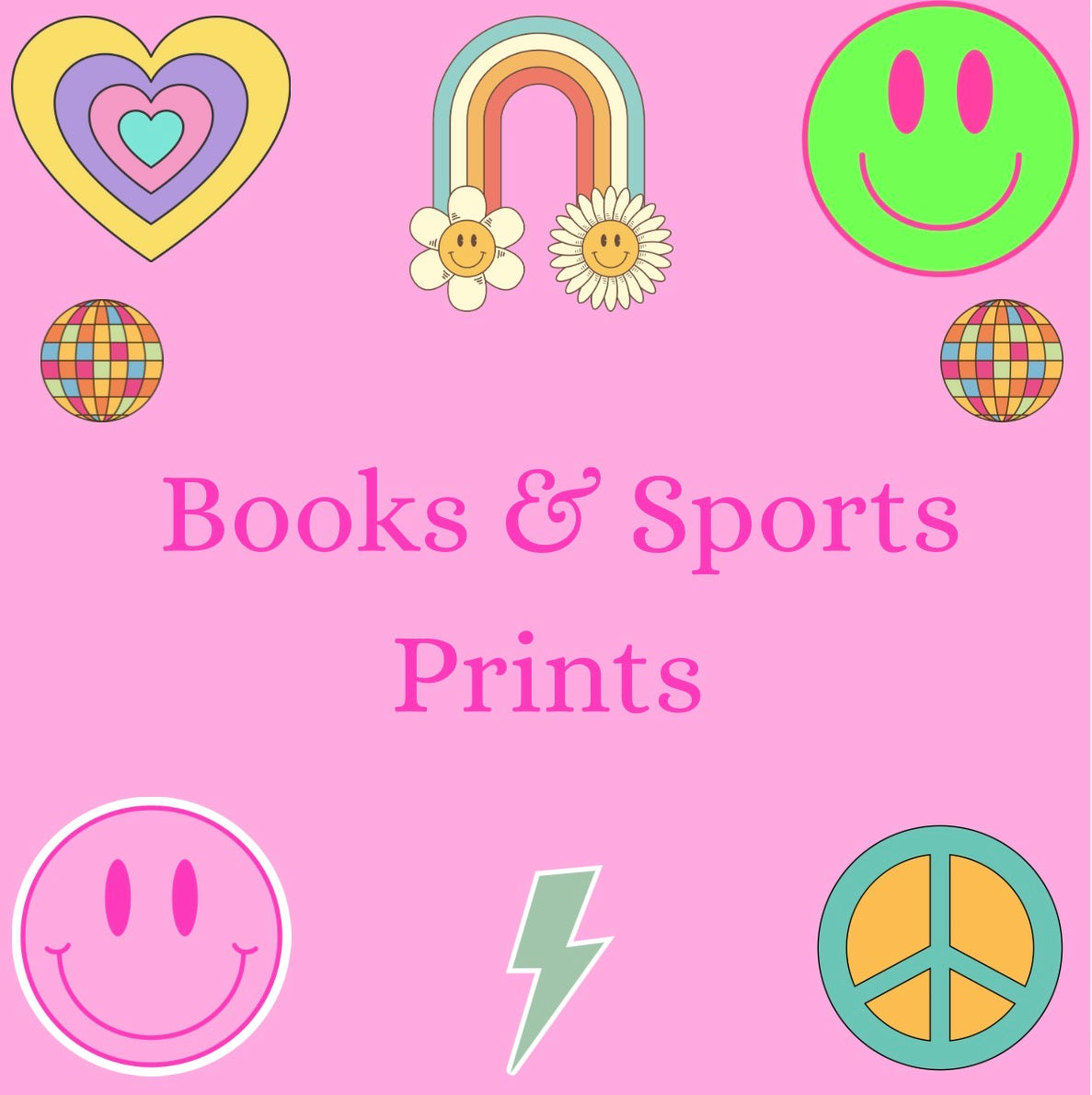 BOOKS AND SPORTS PRINTS