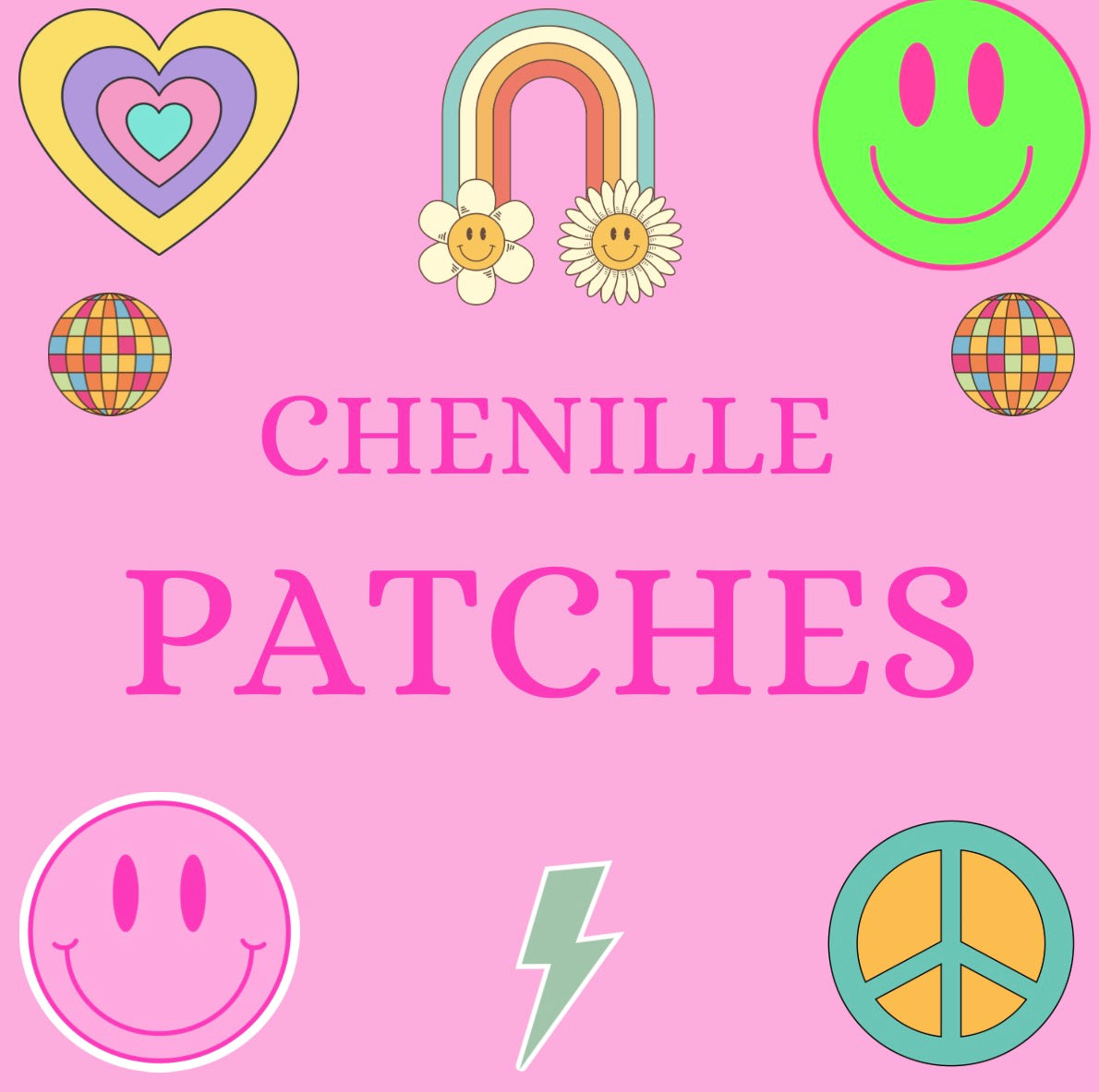 CHENILLE PATCHES /PUFF PRINTS