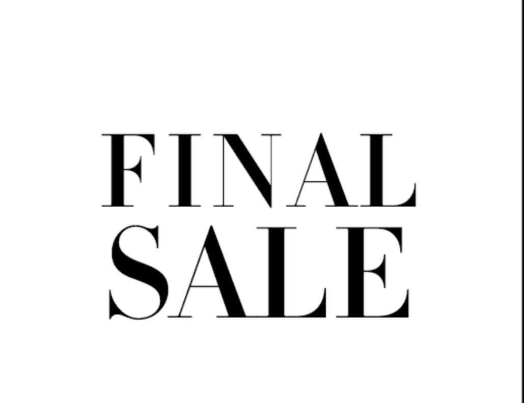 Final Sale Items