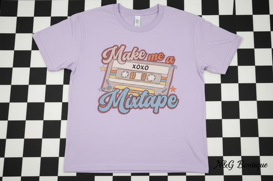 MAKE ME A XOXO MIXTAPE GLITTER PRINT #0194 (ALL SEASON) (VALENTINES)