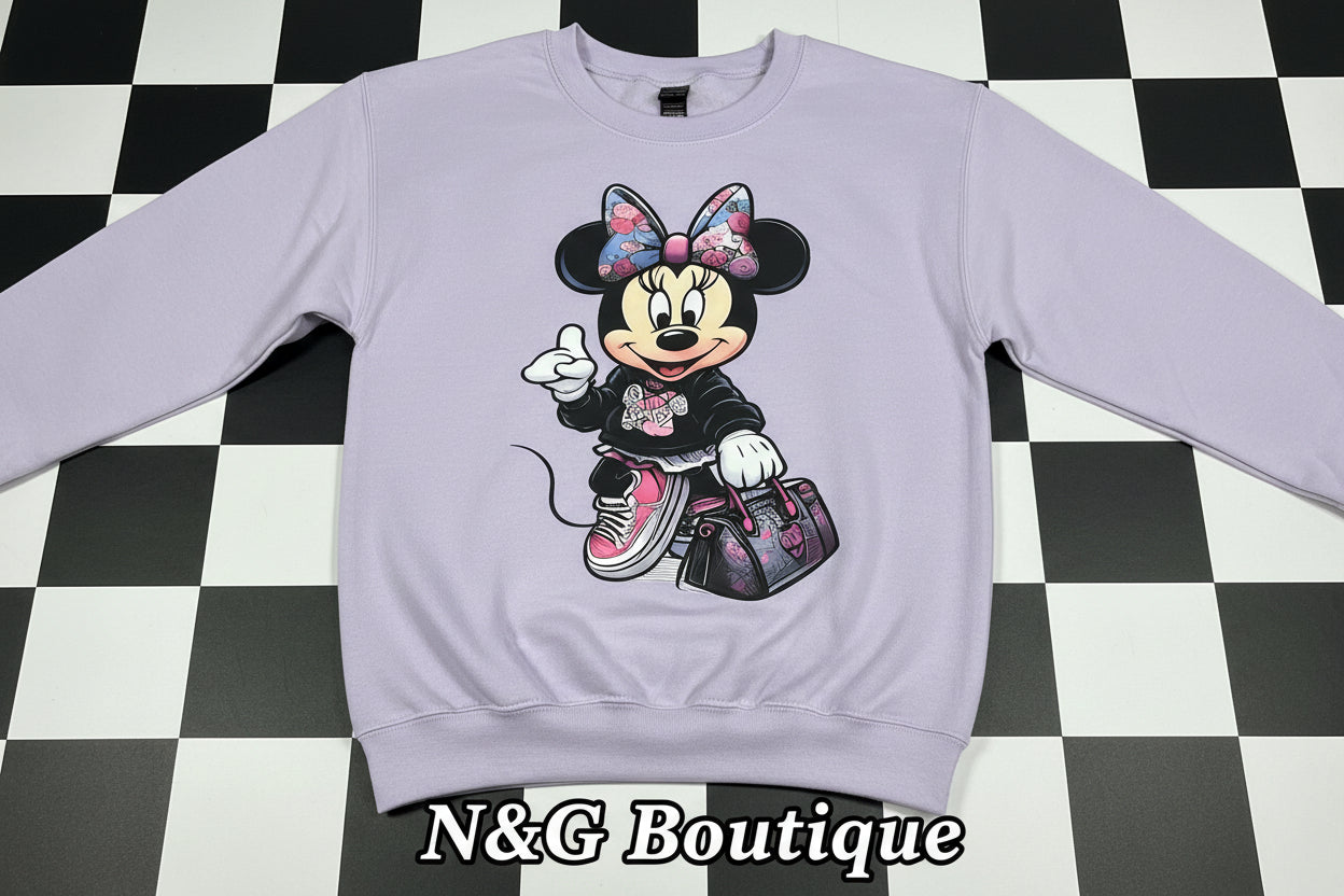 CUTE MOUSE #0158 PERFECT FOR OVERSIZED TSHIRTS (CHARACTER)