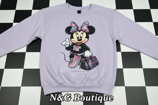 CUTE MOUSE #0158 PERFECT FOR OVERSIZED TSHIRTS (CHARACTER)