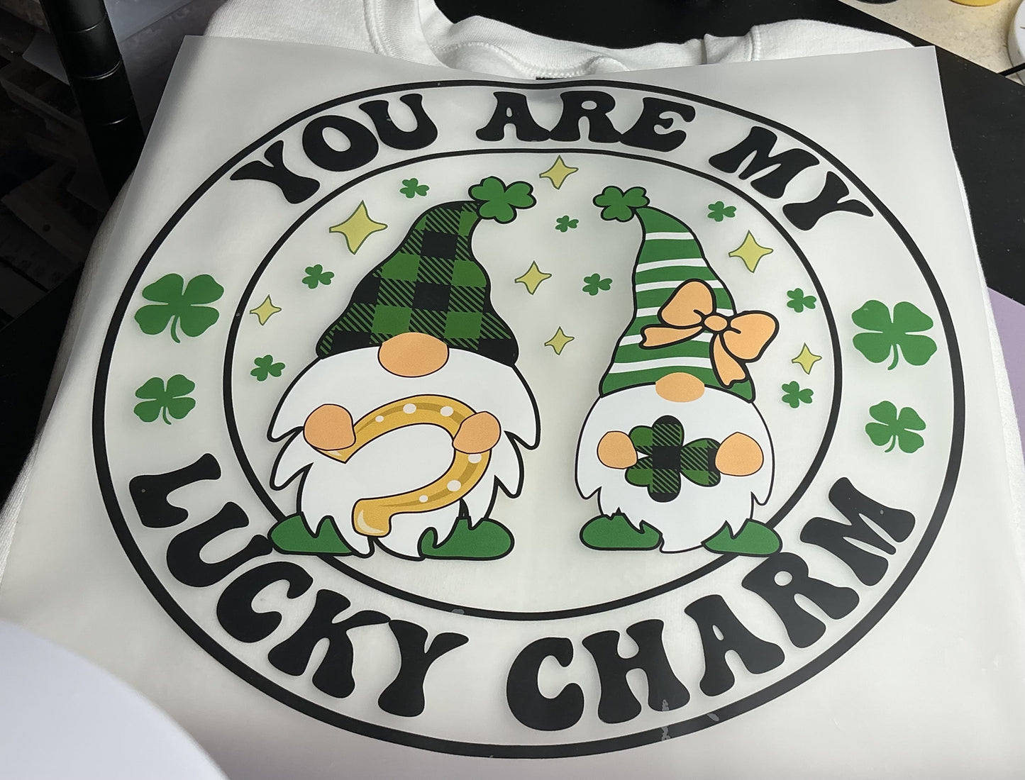 YOU ARE MY LUCKY CHARM #0171 PERFECT FOR OVERIZED TSHIRTS (ST PATRICK)
