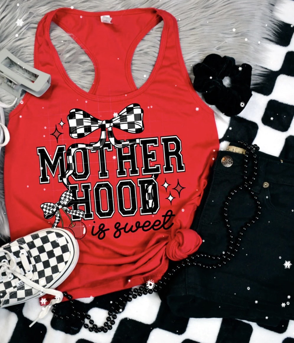 MOTHERHOOD IS SWEET GLITTER PRINT #0093 (MAMA) (ALL SEASON)