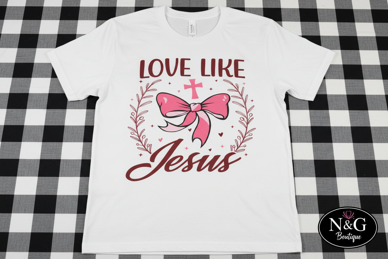 LOVE LIKE JESUS #0117 PERFECT FOR OVERSIZED TSHSIRTS