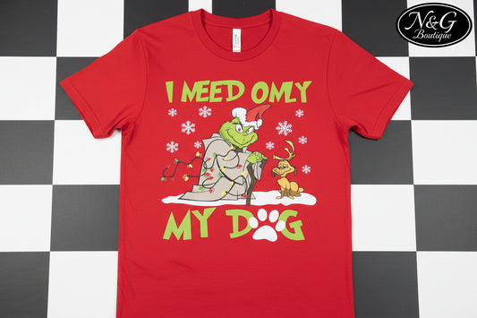 G-MAN DOG LOVER #0119 GRETA FOR OVER SIZED TSHIRTS