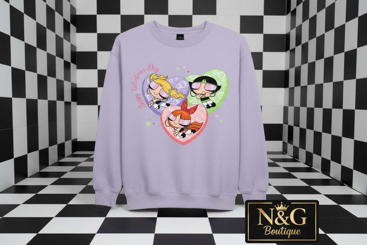 PUFF VALENTINES #0121 PERFECT FOR OVERSIZED TSHIRTS